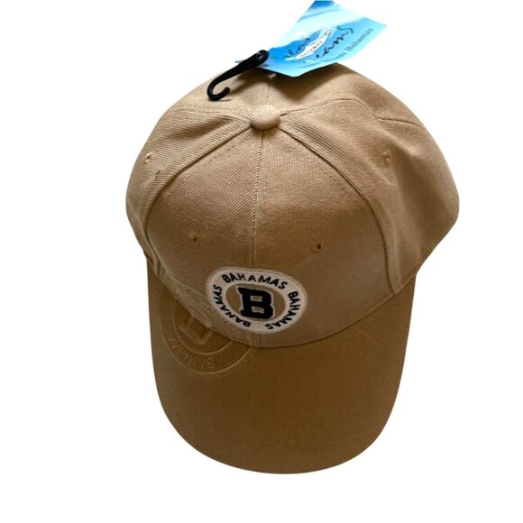 Island Dreams Bahamas Adjustable Adult Baseball Hat/Cap-Tan-One Size-NWT - Picture 6 of 6